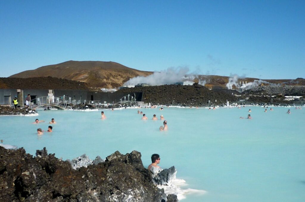 lagon bleu d'Islande