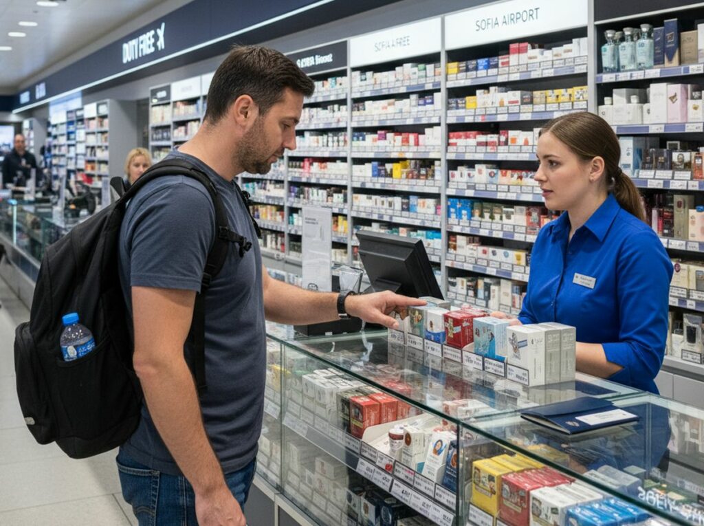 Prix cigarette duty free Sofia